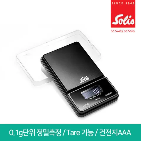 솔리스 커피저울 TYP1030 바리스타 핸드드립 이유식 베이킹 디지털 정밀계랑 전자저울