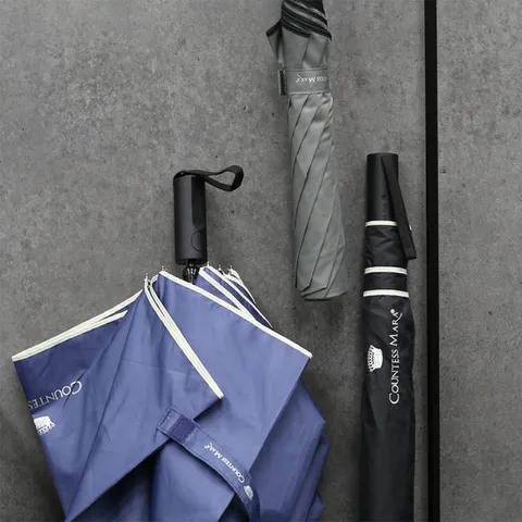 송월 2단 반자동 접이식 무지 우산 CM뉴폰지바이어스