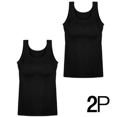 후크없는 런닝형 빅사이즈 스포츠 모달브라런닝 2매입