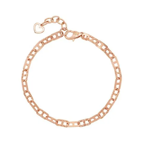 [모아르] 18K 팔찌 체인 클립 금팔찌 눈꽃 컷팅 (소)