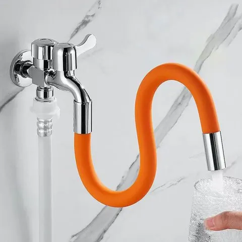 수도꼭지연결 자유 회전 욕실 수도 꼭지 연장 호스 20cm DD 1146