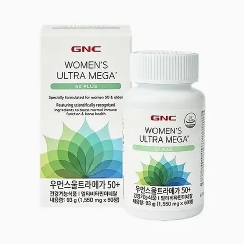 [ 롯데백화점 ][지앤씨][GNC] 우먼스울트라메가 50+ (1,550mg x 60정 / 1개월분)