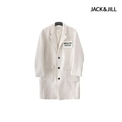 [잭앤질]남성 세미 오버사이즈 울코트(31164JC301_IV)