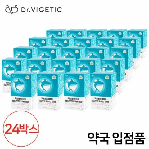 (무려24박스 약국입점품) 닥터바이제틱 콘드로이친 1200 24상자