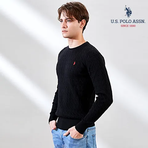 USPA 22SS 화이트라벨 케이블니트 1종 남성용