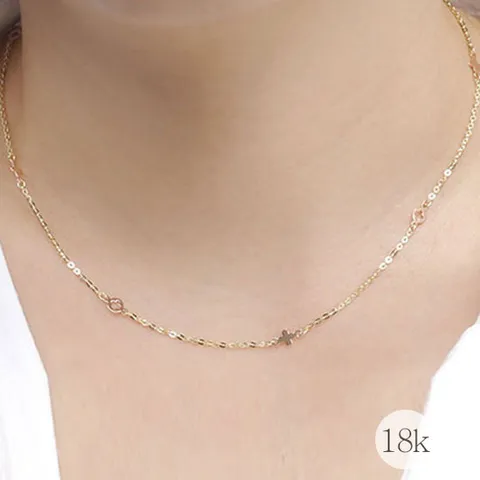 18K목걸이 체인목걸이 로제 목걸이