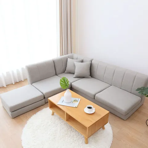 모모 코너형 모듈 좌식소파 2color