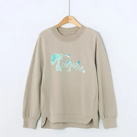 TAGME 레터링 스팽글 티셔츠