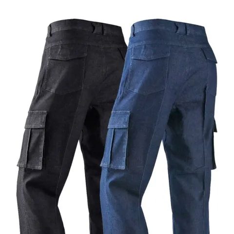 제이케이 봄 가을 남성 작업복 일상복 청 하의 카고 건빵 청바지