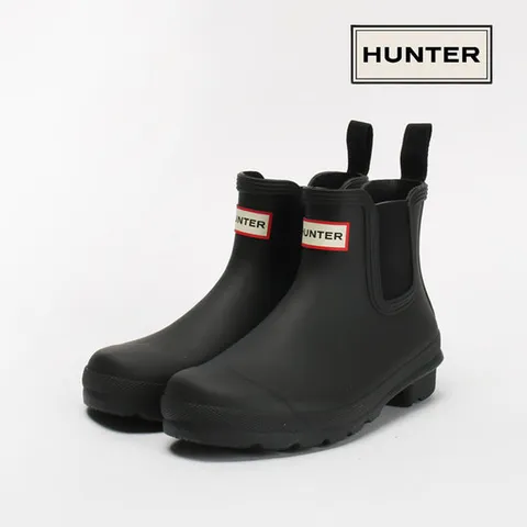 [정가189,000]헌터 레인부츠 첼시 여성 장화 블랙WFS2078RMA-BLk