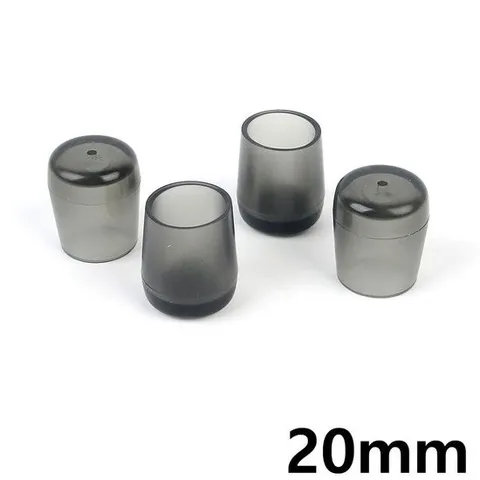 의자발캡 원형 반투명 의자캡 4p X4개 20mm 의자받침 커버