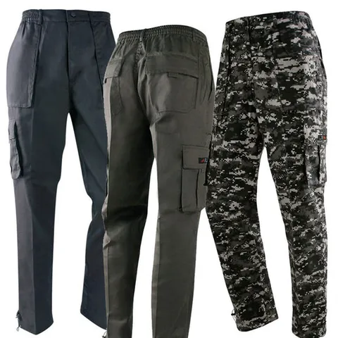 제이케이 빅사이즈 면 건빵팬츠 봄 가을 남성 작업복 등산복 건빵 주머니 바지 현장복