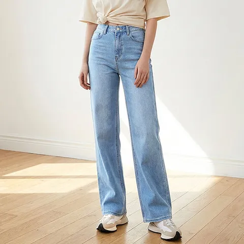 ACP 여성 레트로 와이드 진 3종