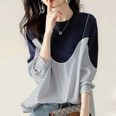 뮤지엄[9418]-스트라이프 셔츠(전사이즈55~77)