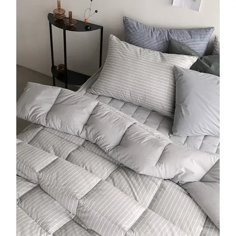 [파르페by알레르망] 스테디 40수 차렵이불패드세트 Q (그레이)