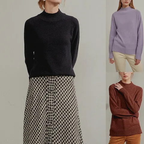 레이나 멜리나 메탈릭 마시멜로우 니트 3종택1