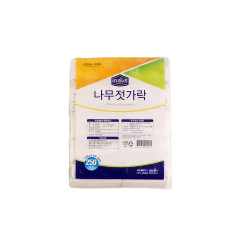 크린랩 고급 젓가락 250p 캠핑 대용량 나들이 소풍 나무젓가락