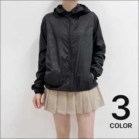 미즈큐즈 / 생활방수 여자 골프 바람막이 점퍼 장마템 3color (휴대용파우치포함)