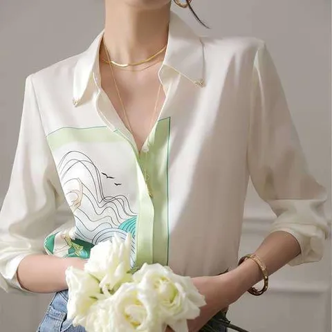 하운드[9006]-하이 엔드 실크 셔츠