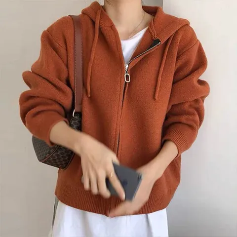 [어썸][단독특가] B후드 집업 니트 가디건_258209