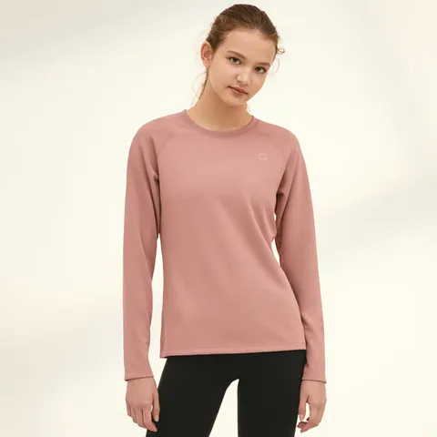 [배럴] 배럴핏 베이직 롱 슬리브 애쉬핑크 (BH3WFSH01APK)