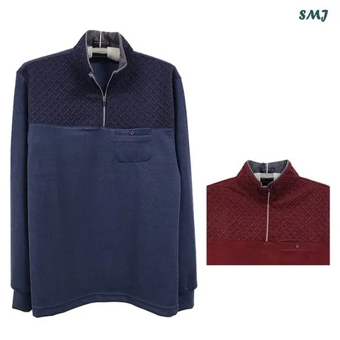 SMJ1295 남자 긴팔 카라티 스판 중년 남성 긴팔티 봄 가을 겨울