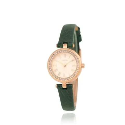 [ 현대백화점 ][로이드]  풀스톤 원형 그린 가죽시계 LL2G20310RGN