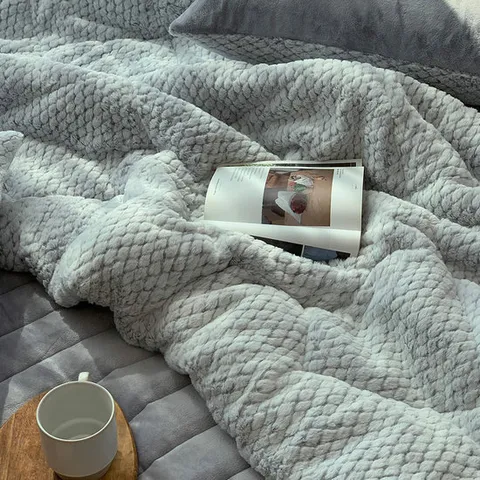 디어 10미리 극세사 이불 세트 겨울 차렵이불_Q이불 베개세트