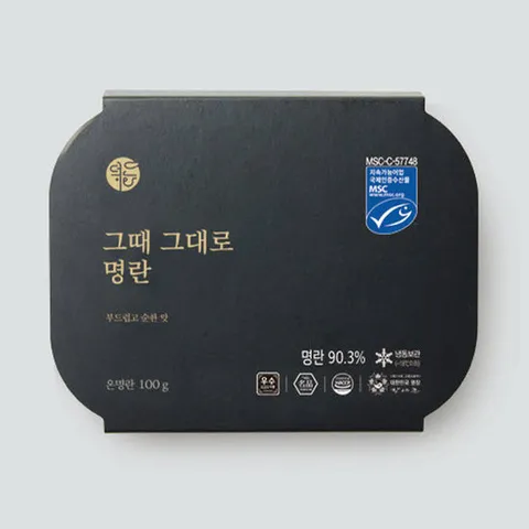덕화명란 순한맛 그때 그대로 명란젓 100g 2팩