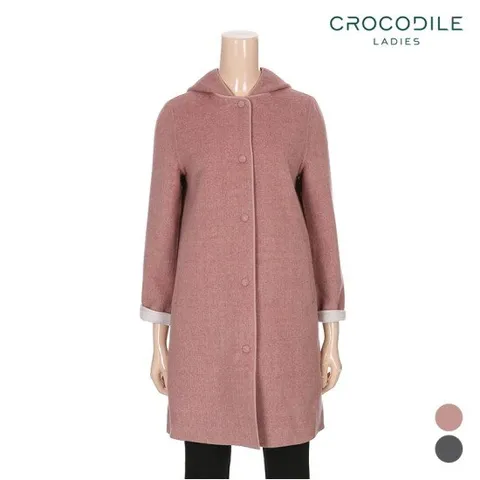 [크로커다일레이디] 핸드메이드루즈핏후드롱코트_CL0WCT108
