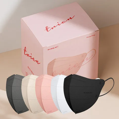 에버렉스 KF94 트리엔 컬러마스크 5컬러 100매 대중소/새부리형/