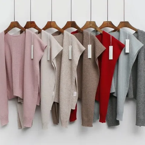 국산  울 니트 어깨숄 가디건 숄더 니트