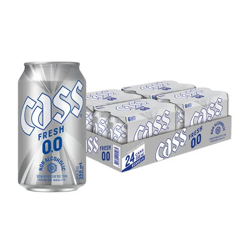 카스 0.0 355ml X 24캔, 제로 논알콜 맥주맛