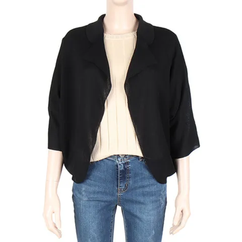 [ 현대백화점 ][더레노마] 카라 숏 니트가디건 CY38KC050