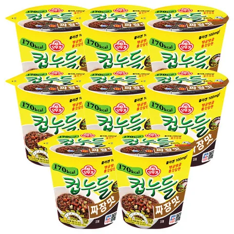 오뚜기 컵누들 짜장맛 8개