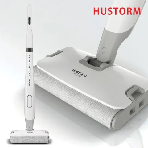 휴스톰 듀얼액션 글라이드 무선 물걸레청소기 HG-2000