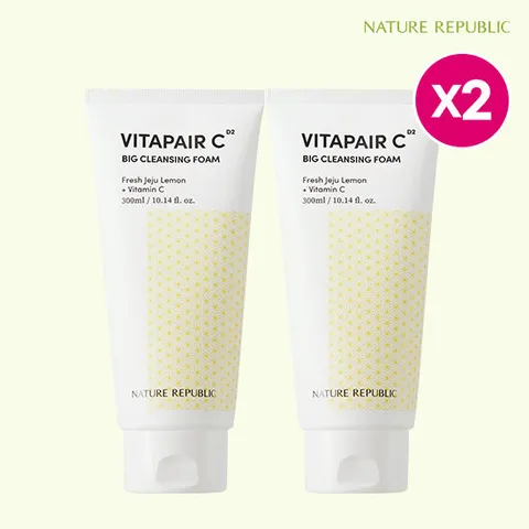 [네이처리퍼블릭] 비타페어C 빅 클렌징폼 300ml 2개 (총 600ml)