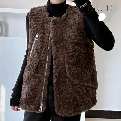 [휴드] 널린 3COLOR 양털 조끼