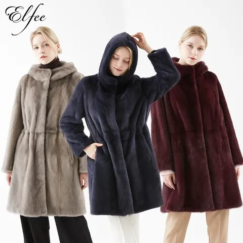 [ 롯데백화점 ][진도 Elfee]유색 밍크휘메일 하프코트(E6W1EC02_)
