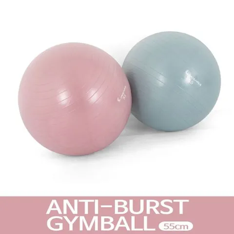 실내운동기구 IW 홈트 필라테스 안티버스트 파스텔 색상 짐볼 55