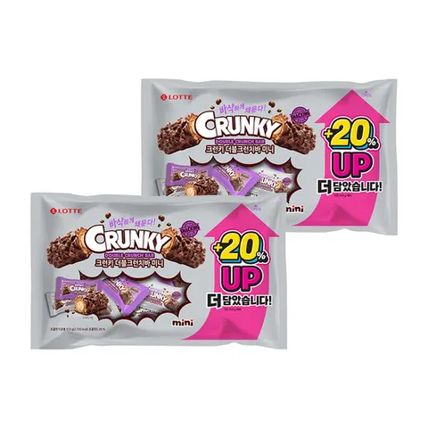 크런키 더블크런치바 미니 513g X2봉