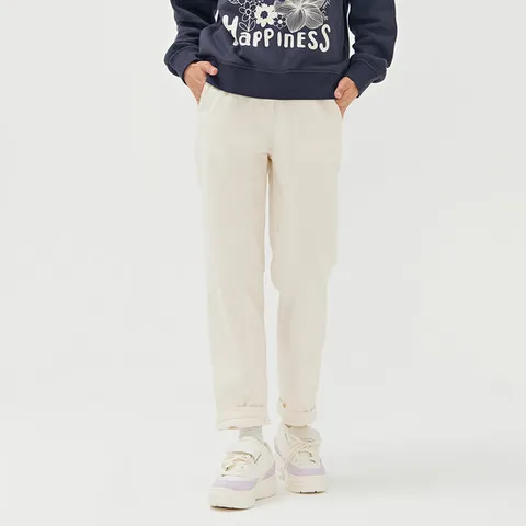 여성 이지핏 기모 코튼 팬츠-BFRG2257D0A