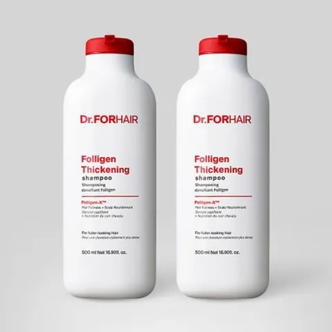 [닥터포헤어] 저자극 볼륨강화 탈모샴푸 폴리젠 씨크닝 샴푸 500mlx2