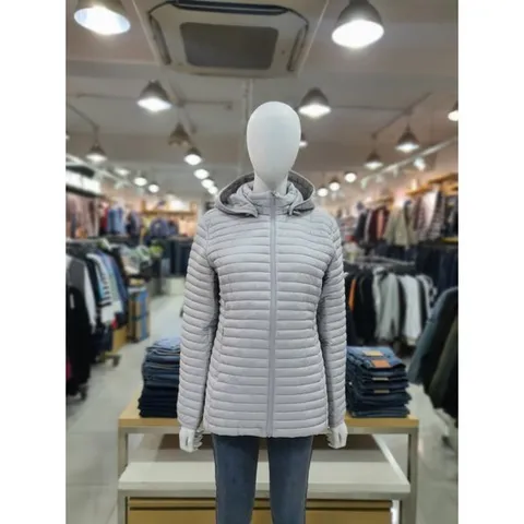[ 롯데백화점 ]여성 누빔 후드 탈부착 패딩 점퍼 NUJ233