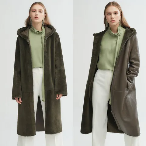 [런칭 가격 1,490,000] [MIK] 비노 후드리버시블 롱코트(388)