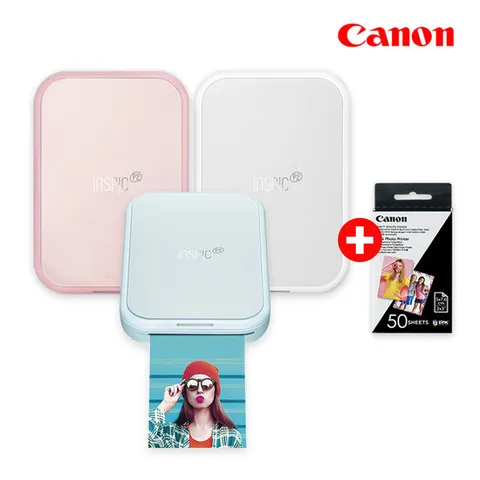 캐논 인스픽P2 50매패키지 포토프린터 핸드폰 사진인화 PV-223
