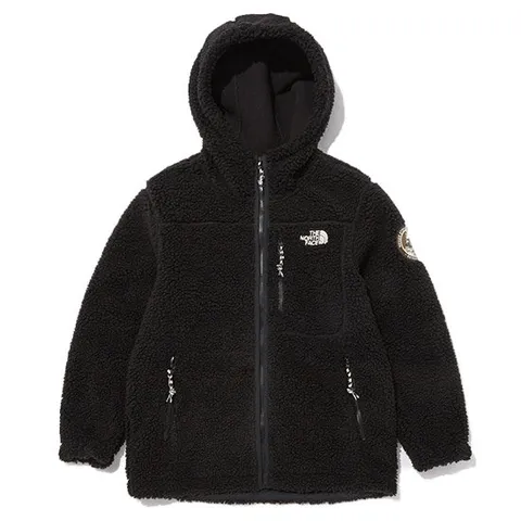 [노스페이스] 키즈 플레이 그린 플리스 후디 NJ4FN53T_BLK