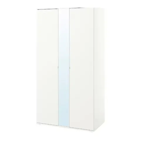 이케아 VIHALS 비할스 옷장+도어2 화이트 105x57x200cm