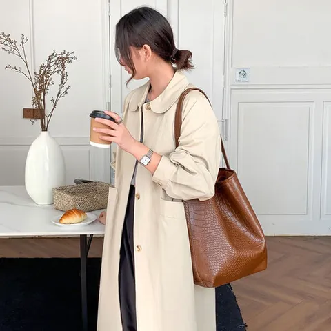 4ALL 5컬러 파우치포함 와니패턴 숄더백 TFA752