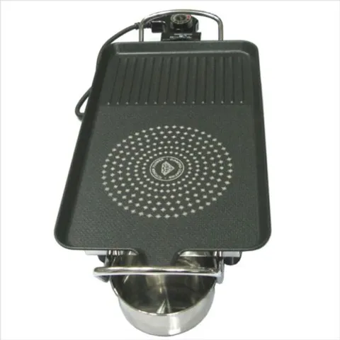 키친플라워 전기 그릴팬 삼겹살 불판 구이판 48cm